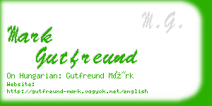 mark gutfreund business card